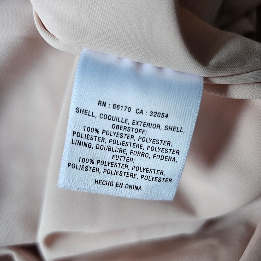 NWT BHLDN Anthropologie MUNROE GEORGETTE DRESS- Blush Pale Pink SIZE 10 - Picture 9 of 11
